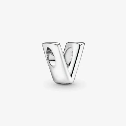 PANDORA Charm dell’alfabeto Lettera V