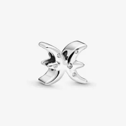 Pandora Charm dello zodiaco Pesci scintillante