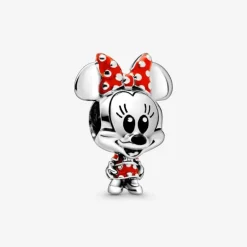 Pandora charm Disney, Minnie con abito e fiocco a pois