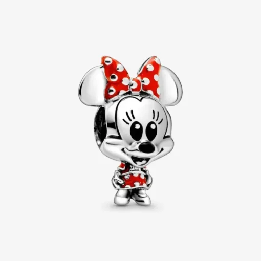 Pandora charm Disney, Minnie con abito e fiocco a pois