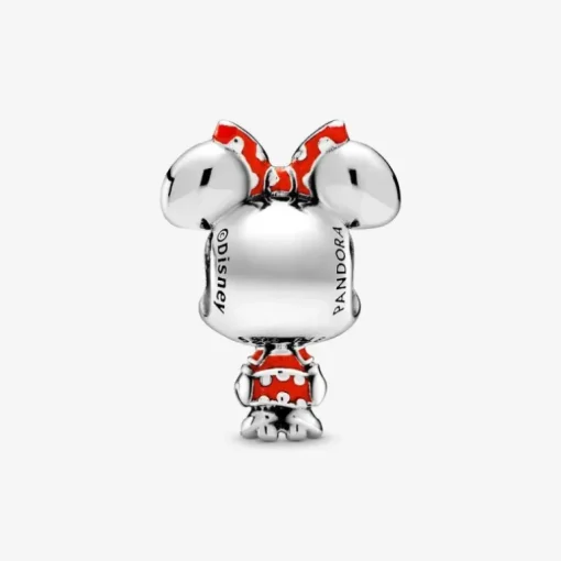 Pandora charm Disney, Minnie con abito e fiocco a pois