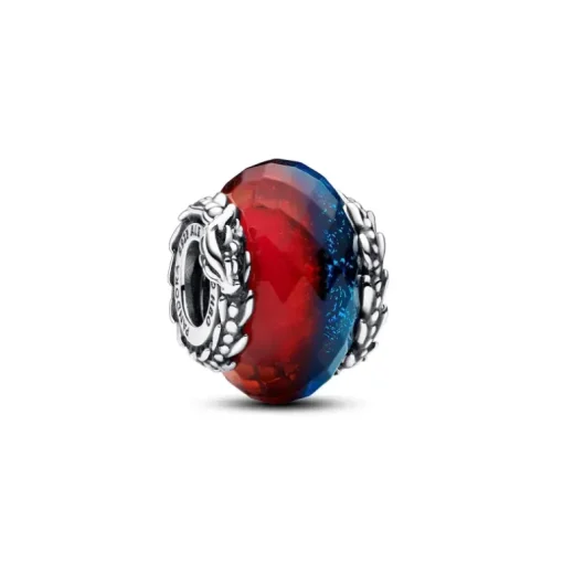 PANDORA -Charm Il Trono di Spade, Vetro di Murano Ghiaccio e Fuoco
