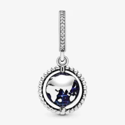 Pandora Charm pendente Globo girevole