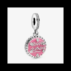 Pandora Charm pendente Torta di compleanno rosa