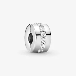 PANDORA Clip Fascia trasparente scintillante