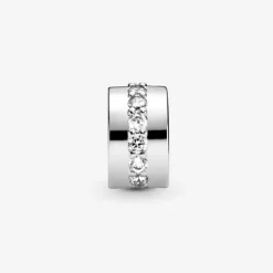 PANDORA Clip Fascia trasparente scintillante