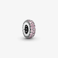 PANDORA Distanziatore rosa scintillante