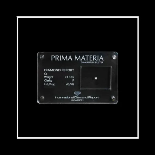 Prima Materia - Diamante in blister G-IF