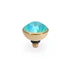 QUDO Bottone Alto 10 mm - Oro laguna delite