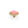 QUDO Fabero flat Top 10 mm - Gold orange glow