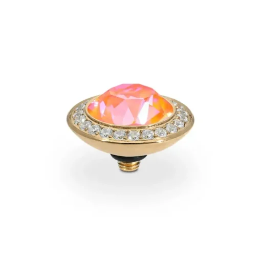 QUDO Tondo Deluxe Top 13 mm - Gold orange glow