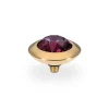 QUDO Tondo Top 13 mm - Gold ametista