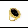 REBECCA - ANELLO BRAME CON POLIMERO BORDEAUX