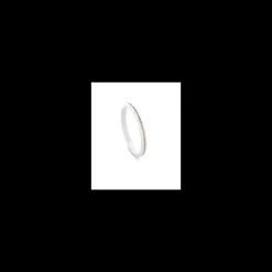 ROBERTO DEMEGLIO - Bracciale Pura luce piccolo in ceramica bianca lucida e barrette di diamanti brown