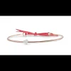 Rubinia Gioielli - Bracciale Filodamore in Oro Rosa 9kt e Cuore Piccolo in Argento 925