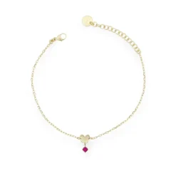 RUE DES MILLE - BRACCIALE MINI CUORE E PUNTO LUCE