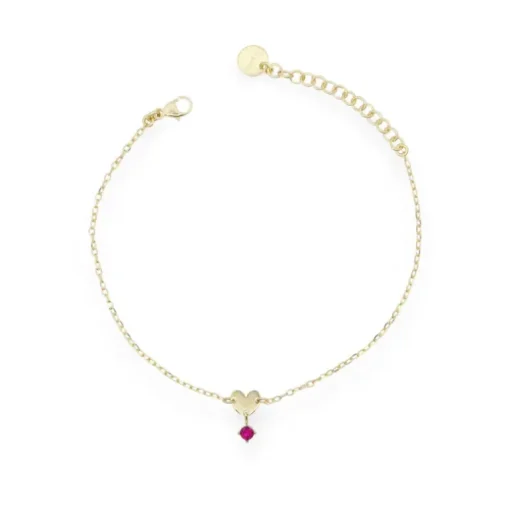 RUE DES MILLE - BRACCIALE MINI CUORE E PUNTO LUCE