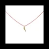 RUE DES MILLE - COLLANA GIROCOLLO CORNETTO CATENA CON VERNICE - ORO 18KT
