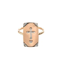 RUE DES MILLE - ANELLO MEDAGLIA CROCE ORO ROSA