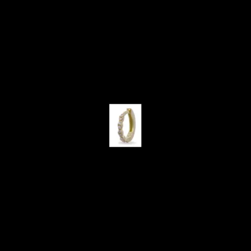 Rue des Mille - ORECCHINO PIERCING MINI CERCHIETTO HELIX E DIAMANTI LAB GROWN ORO18KT