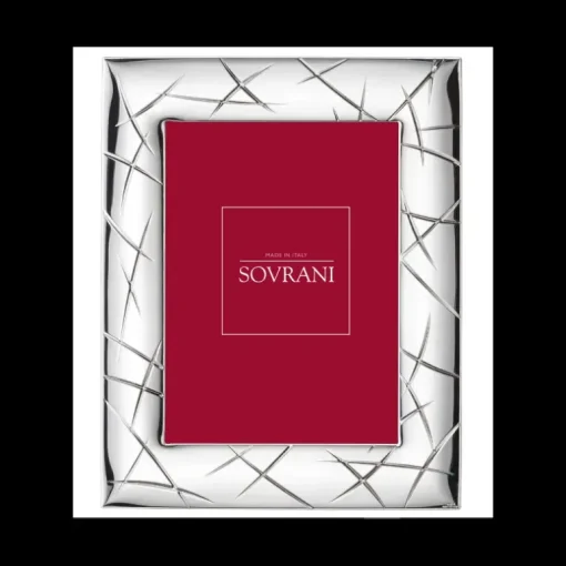 Sovrani cornice lucida con retro in legno