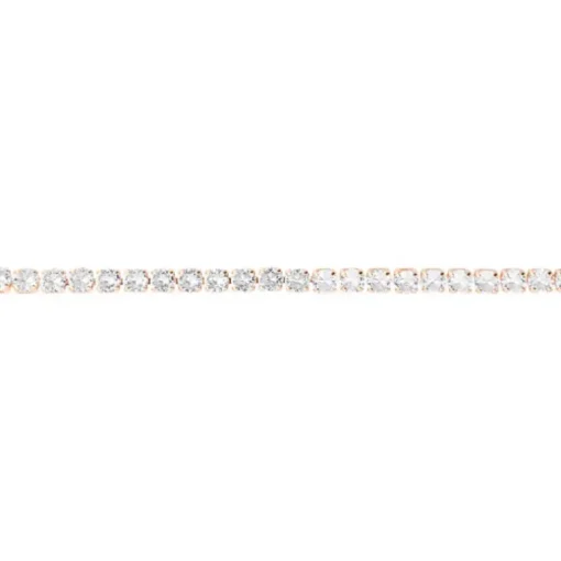Stroili - Bracciale Tennis Romantic Shine Metallo Rosa Cristallo