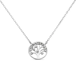 Stroili - Collana Albero Della Vita In Argento 925 E Zirconi