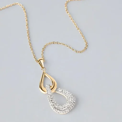 Stroili - Collana Lady Phantasya Acciaio Rosa Cristallo