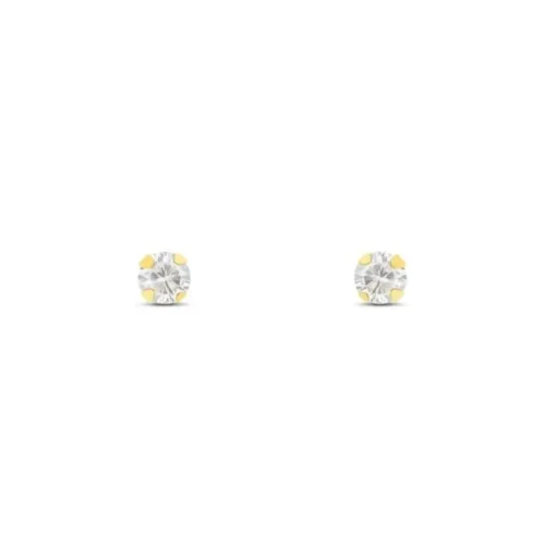 Stroili - Orecchini Lobo Punto Luce Bon Ton Oro Giallo Cubic Zirconia
