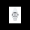 STROILI - Orologio solo tempo con cinturino in silicone bianco cassa in acciaio