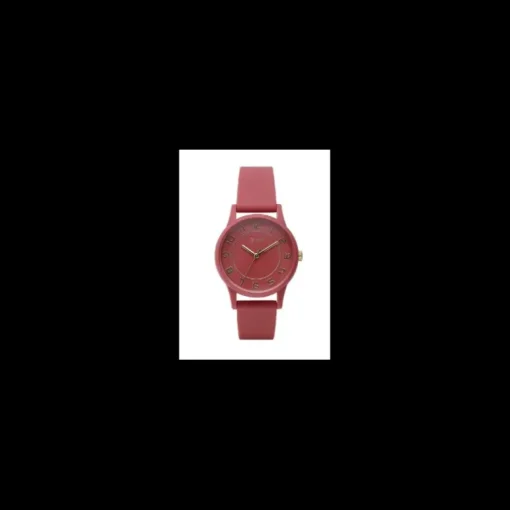 Stroili - Orologio Solo Tempo Con Cinturino In Silicone Rosa Cassa In Acciaio