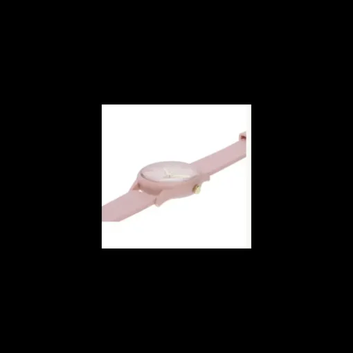 Stroili - Orologio Solo Tempo Con Cinturino In Silicone Rosa Chiaro Cassa In Acciaio