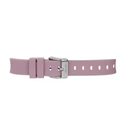 STROILI - Orologio solo tempo con cinturino in silicone rosa e cassa in acciaio