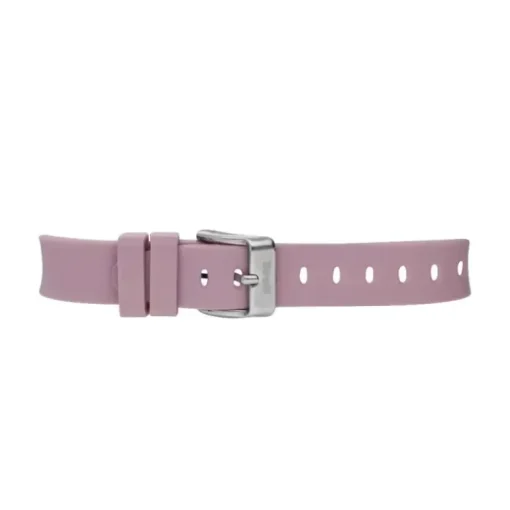STROILI - Orologio solo tempo con cinturino in silicone rosa e cassa in acciaio