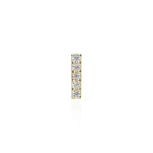 Stroili Orecchini a lobo Bon Ton oro giallo e Cubic zirconia