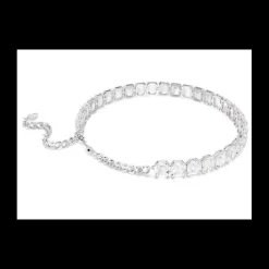 SWAROVSKI - Collana Girocollo Millenia Taglio ottagonale, Bianco, Placcato rodio