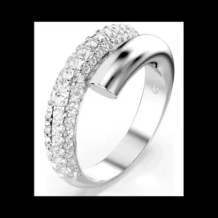 SWAROVSKI - Anello Dextera Bianco Placcato rodio