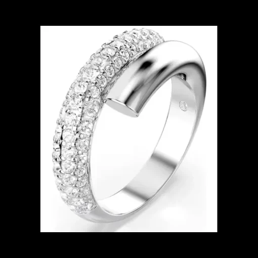 SWAROVSKI - Anello Dextera Bianco Placcato rodio