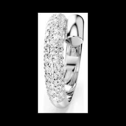 SWAROVSKI - Anello Dextera Bianco Placcato rodio