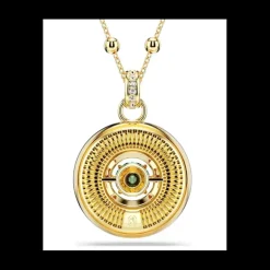 SWAROVSKI - Collana con Pendente Symbolica Evil eye, Medio, Multicolore, Placcato color oro