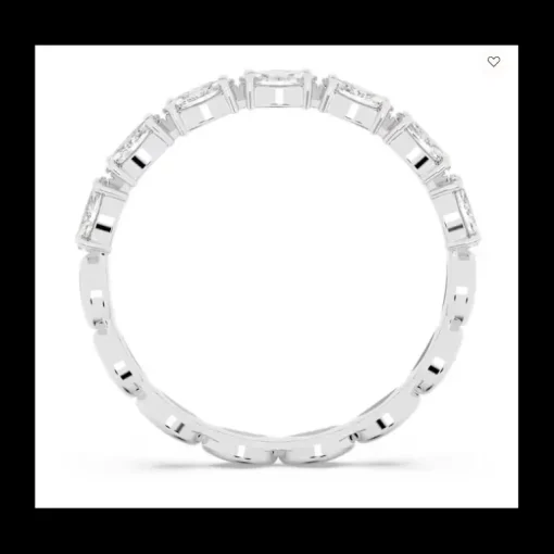 Swarovski- Anello Vittore, Taglio Marquise, Bianco, Placcato rodio