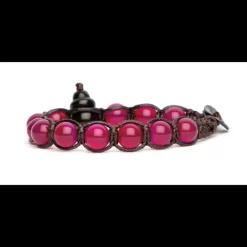TAMASHII Bracciali Shungite con Agata rossa