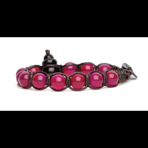 TAMASHII Bracciali Shungite con Agata rossa