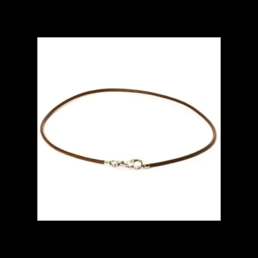 Trollbeads Collana Cuoio Marrone