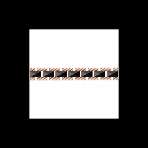 Zancan - Bracciale Uomo HiTeck Rosato e Ceramica Nera