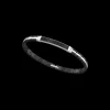 Zancan - Bracciale uomo acciaio 316L nero con fibra di carbonio