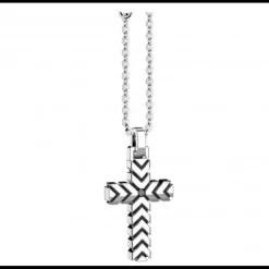 Zancan Collana Uomo in argento con croce